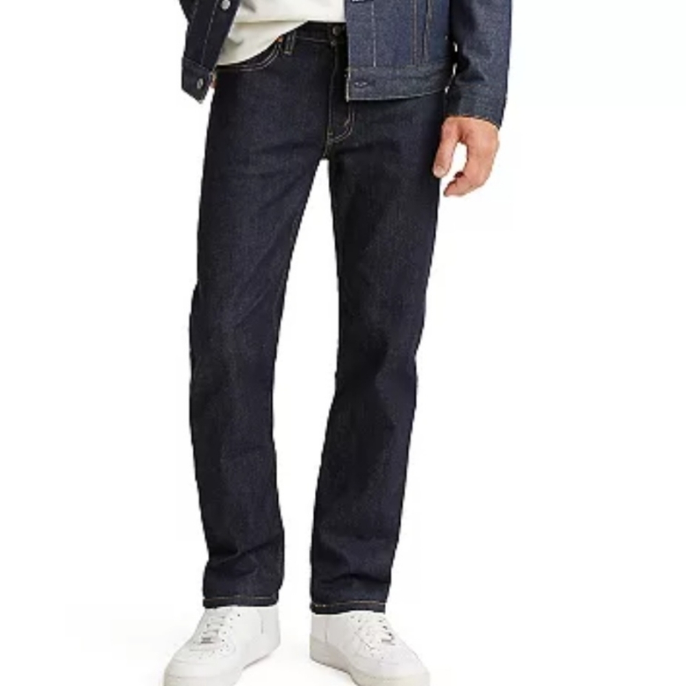 Levi's 514 Straight Fit Jeans Black 33" Waist - Picture 1 of 10